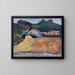 Landschaft - Paul Klee — gerahmtes Bild an der Wand