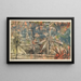 Lampadaires - Paul Klee — gerahmtes Bild an der Wand
