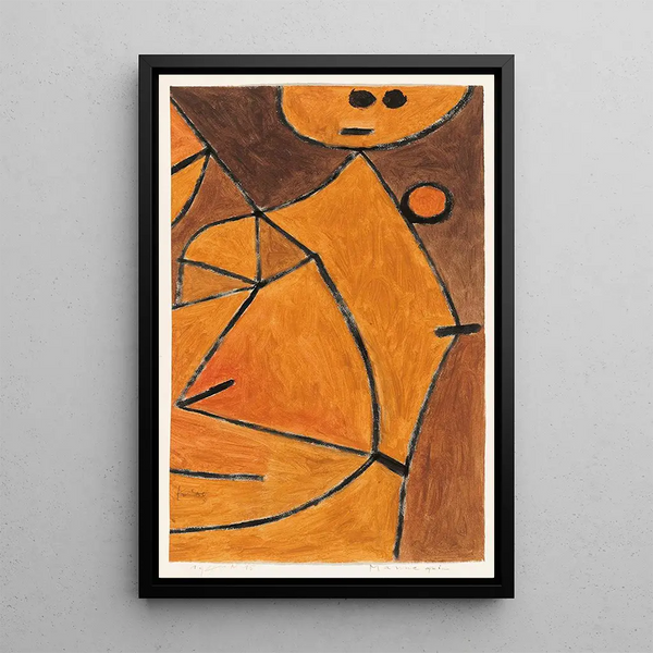 Mannequin - Paul Klee — gerahmtes Bild an der Wand