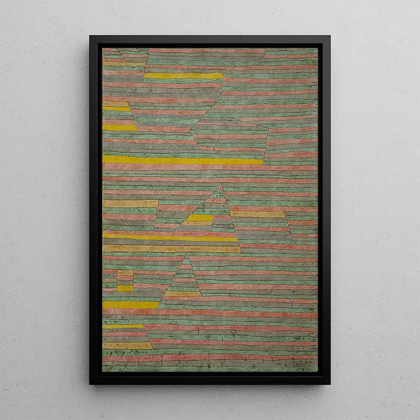 Monuments à G - Paul Klee — gerahmtes Bild an der Wand