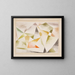 Bewegung des Berges in drei und vier Zeiten - Paul Klee — gerahmtes Bild an der Wand