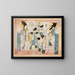 Freske des Tempels der Begierde - Paul Klee — gerahmtes Bild an der Wand