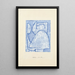 nach oben - Paul Klee — gerahmtes Bild an der Wand