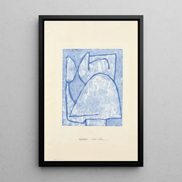 nach oben - Paul Klee — gerahmtes Bild an der Wand