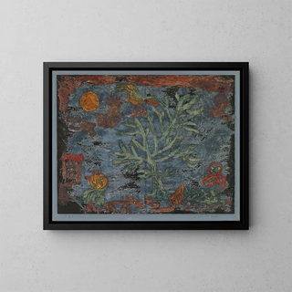 Nordisches Märchen-Gemälde - Paul Klee — gerahmtes Bild an der Wand