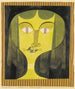 Portrait einer Frau mit violetten Augen - Paul Klee — Ansicht des Kunstwerks