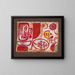 Gerücht - Paul Klee — gerahmtes Bild an der Wand