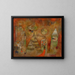"Heure fatidique à douze heures moins le quart" - Paul Klee — gerahmtes Bild an der Wand