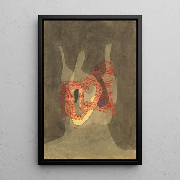 Schutzengel - Paul Klee — gerahmtes Bild an der Wand