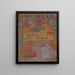 Château de la ville de Kr - Paul Klee — gerahmtes Bild an der Wand