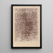 Wüsten aus Steinen - Paul Klee — gerahmtes Bild an der Wand