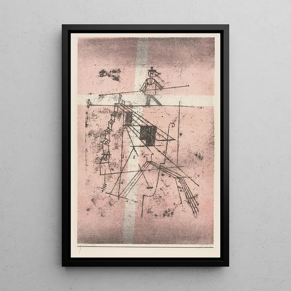 Funambule - Paul Klee — gerahmtes Bild an der Wand