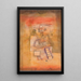 Kultur des Baumes - Paul Klee — gerahmtes Bild an der Wand