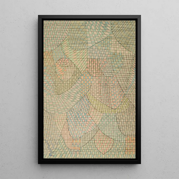 Voilé - Paul Klee — gerahmtes Bild an der Wand
