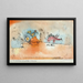 Wo die Eier und der gute Braten - Paul Klee — gerahmtes Bild an der Wand