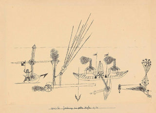 Zeichnung des gelben Hafens - Paul Klee — Ansicht des Kunstwerks