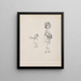 Zwei Kinder - Paul Klee — gerahmtes Bild an der Wand