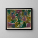 Zwei Bilder von Vögeln - Paul Klee — gerahmtes Bild an der Wand