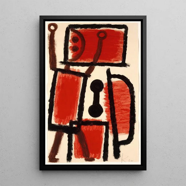 Schlosser - Paul Klee — gerahmtes Bild an der Wand
