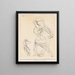 Begleitet vom Tier - Paul Klee — gerahmtes Bild an der Wand