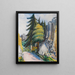 Landschaft von Alb - Paul Kleinschmidt — gerahmtes Bild an der Wand