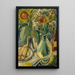 Blumenwiesen - Paul Kleinschmidt — gerahmtes Bild an der Wand