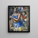 Diva des Zirkus - Paul Kleinschmidt — gerahmtes Bild an der Wand