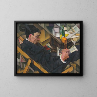 Paul Kotlarevsky - Portrait of a man reading.webp