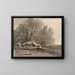 Ferme - Paul Lauters — gerahmtes Bild an der Wand