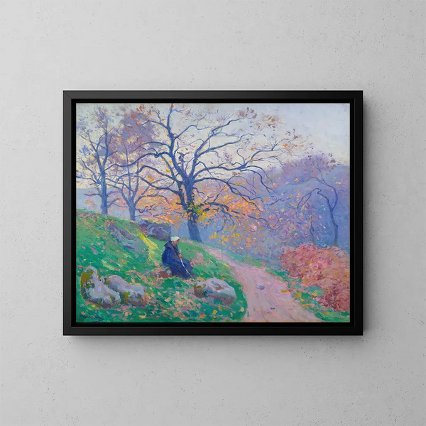 Sur le chemin du Diben - Paul Madeline — gerahmtes Bild an der Wand
