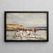 Pataugeant dans l'eau - Paul Michel Dupuy — gerahmtes Bild an der Wand