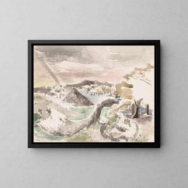 Habitants de la forêt de Dean - Paul Nash — gerahmtes Bild an der Wand