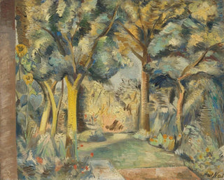 Der Garten in Meadle - Paul Nash — Ansicht des Kunstwerks