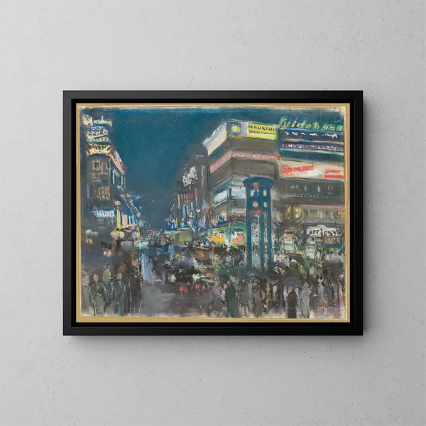 Potsdamer Platz - Paul Paeschke — gerahmtes Bild an der Wand