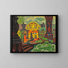 Temple vaudou ou La charmeuse de serpents - Paul Ranson — gerahmtes Bild an der Wand