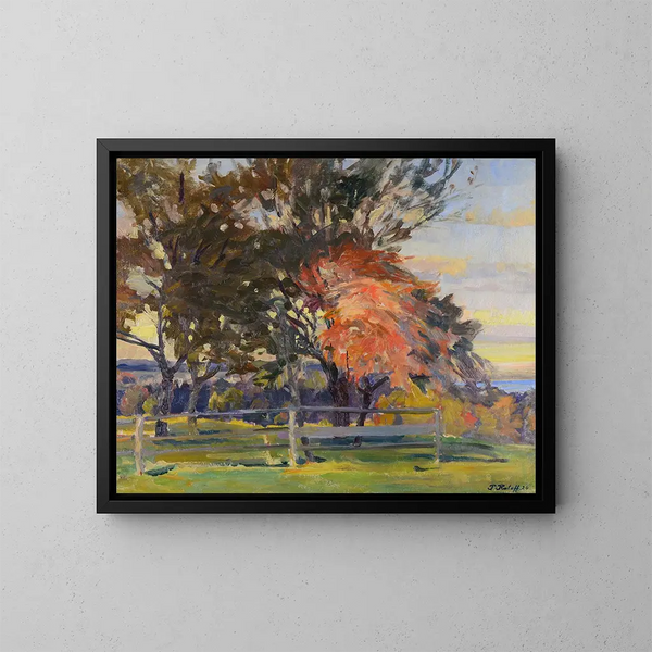Hêtre de feu - Paul Roloff — gerahmtes Bild an der Wand