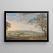 Vue de Vinters à Boxley Kent avec les Papeteries de Mr Whatman - Paul Sandby — gerahmtes Bild an der Wand