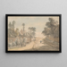 Bayswater, London - Paul Sandby — gerahmtes Bild an der Wand