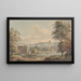 Ipswich depuis les jardins du manoir de Christchurch - Paul Sandby — gerahmtes Bild an der Wand
