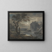 Musik im Mondschein - Paul Sandby — gerahmtes Bild an der Wand