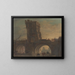 Vieux pont à Shrewsbury - Paul Sandby — gerahmtes Bild an der Wand