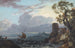 stürmischer Meer mit Burgruine und Figuren - Paul Sandby — Ansicht des Kunstwerks