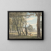 Das Hyde Park-Feuerwerkslager - Paul Sandby — gerahmtes Bild an der Wand