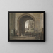 Die Tür des Turms im Windsor Castle - Paul Sandby — gerahmtes Bild an der Wand