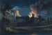 Château de Windsor depuis Datchet Lane lors d'une nuit de réjouissance 1768 - Paul Sandby — Ansicht des Kunstwerks