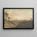 Kirche von Ludlow - Paul Sandby Munn — gerahmtes Bild an der Wand