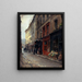 Le Cabaret du Pré Lunette Rue des Anglais - Paul Schaan — gerahmtes Bild an der Wand
