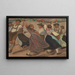 Bavarische Tanzfläche - Paul Schad-Rossa — gerahmtes Bild an der Wand