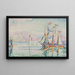 Antibes, morgens - Paul Signac — gerahmtes Bild an der Wand