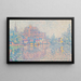 Auxerre, die Fluss - Paul Signac — gerahmtes Bild an der Wand